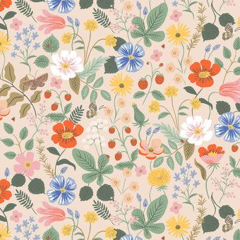 Strawberry Fields RAYON in Blush - Last Half Yard