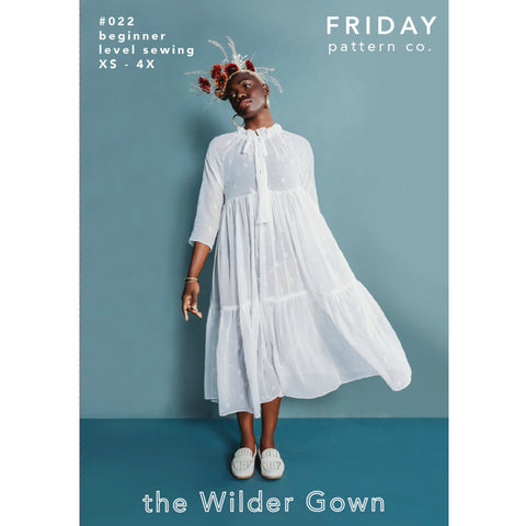 Friday Pattern Co. The Wilder Gown Pattern (printed paper)